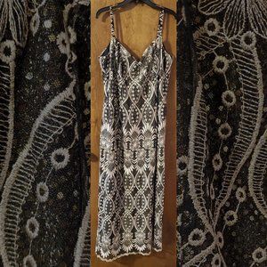 Aspeed 3XL Formal Black and Silver Gown straps